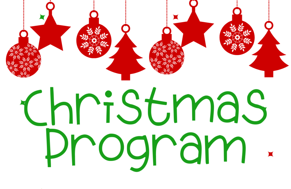 Christmas Program Change